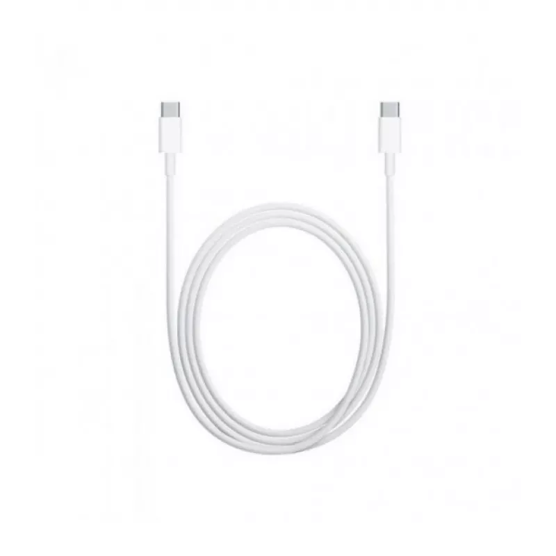 USB C - USB C Kabel 1m. silicone Weiß