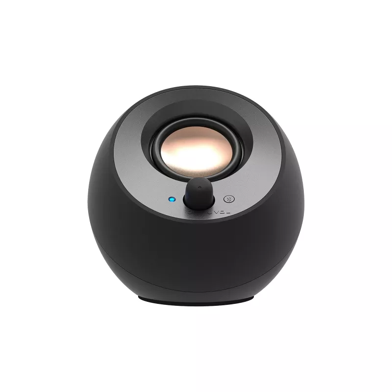 CREATIVE Pebble V3 Minimalistische 2.0 USB-C Desktop-Lautsprecher mit USB-Audio, Clear Dialog Enhancement, Bluetooth 5.0, 8W RMS mit 16W Spitzenleistung