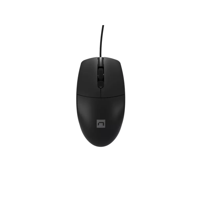 Kabelgebundene Büromaus NATEC Ruff Plus USB Typ-A, rechtshändig, 1200 DPI, 3 Tasten, schwarz