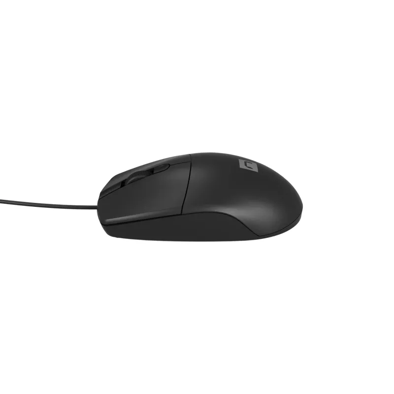 Kabelgebundene Büromaus NATEC Ruff Plus USB Typ-A, rechtshändig, 1200 DPI, 3 Tasten, schwarz