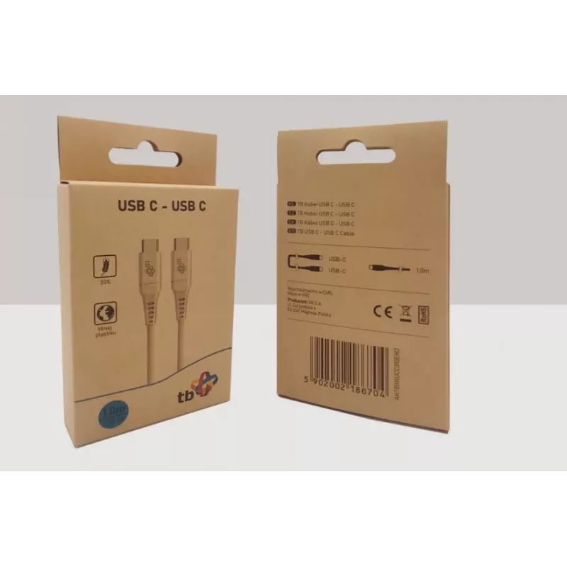TB Touch Eco Friendly USB C 2.0 - USB C Kabel