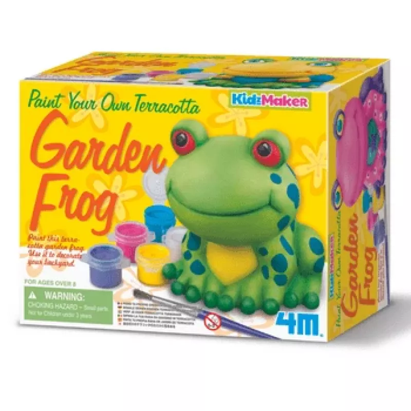 Terracotta Garden Frog Creative Set von 4m – Modell 4782, Terrakotta-Bastelset