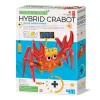 4M Grün Science Hybrid Crabot – Solarbetriebener Krabbenroboter-Bausatz – für Kinder ab 5 Jahren