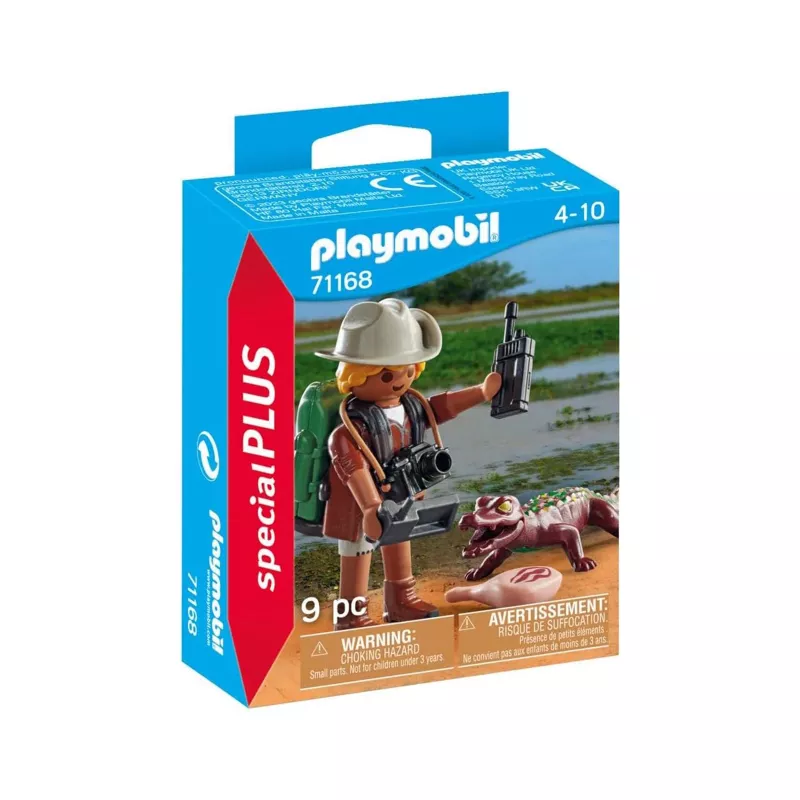 Playmobil Special Plus Forscher mit jungem Kaiman Spielset