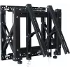 Edbak VWPOP65-P Flachbildschirm-Wandhalterung - Flachbildschirm-Wandhalterungen (60 kg, 42 Zoll, 65 Zoll, 100 x 100 mm, 400 x 200 mm, Schwarz)