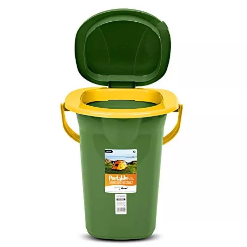 Tragbare Toilette als Eimer GreenBlue GB320GO – Leichter Camping-Toiletteneimer