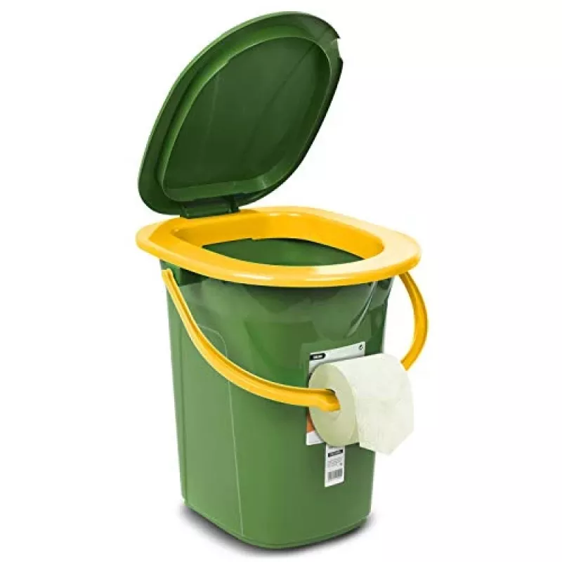 Tragbare Toilette als Eimer GreenBlue GB320GO – Leichter Camping-Toiletteneimer