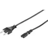 Goobay Euro-Netzkabel 1.5 m Schwarz