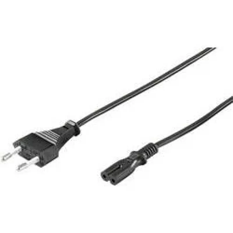 Goobay Euro-Netzkabel 1.5 m Schwarz