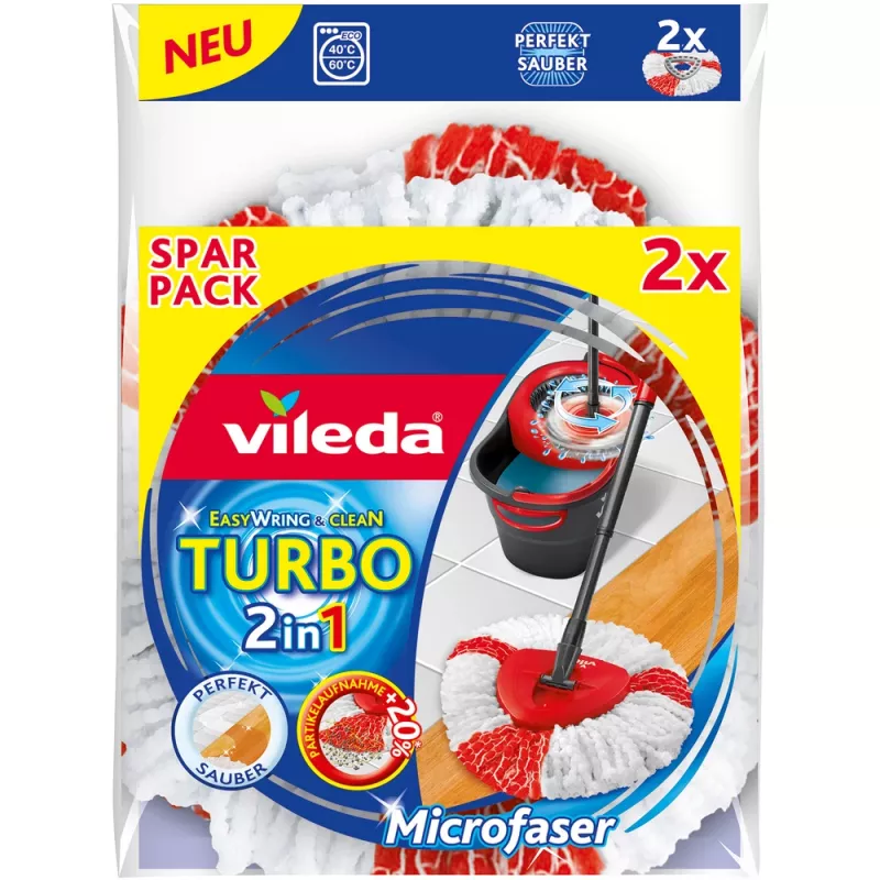 Mo­pkopf Vileda Rot Weiß