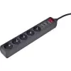 EnerGenie SPG5-C-15 Überspannungsschutz Schwarz 5 AC-Steckdosen 250 V 4,5 m