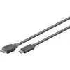 Wentronic goobay - USB-Kabel - Micro-USB Typ B (Stecker) auf USB-C (Stecker) - USB 3.1 - 60 cm - umkehrbarer C-Stecker (67995)