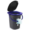 Abfallbehälter Greenblue GB320BB Schwarz Blau Kunststoff 19L