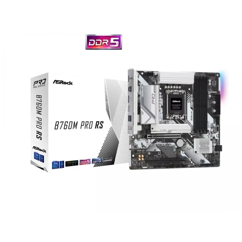 ASRock B760M Pro RS DDR5 Micro-ATX Motherboard