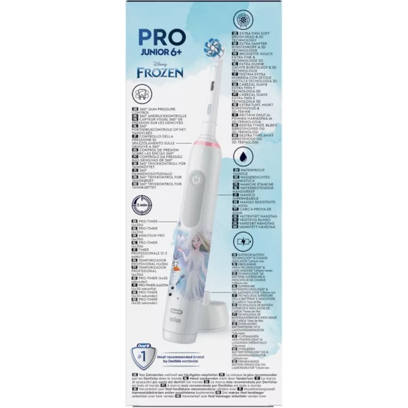 Rotierende Zahnbürste Oral-B PRO Junior Frozen