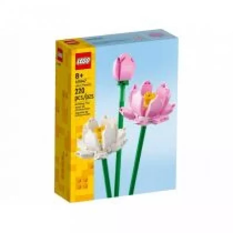LEGO-Bauset LEGO 40647 Lotus Flowers — Botanical Collection modulares Modell, 220 Teile, Höhe 300 mm, Alter 8+