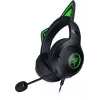 Kraken Kitty V2 - Schwarz, Gaming-Headset, Kitty-Ohren, Stream-Reaktive Beleuchtung, HyperClear-Kardioidmikrofon, 40-mm-TriForce-Treiber, integriertes Mikrofon in den Ohrmuscheln, Razer Chroma RGB (Ohr und Ohrmuscheln), Surround Sound: Nur verfügbar unter
