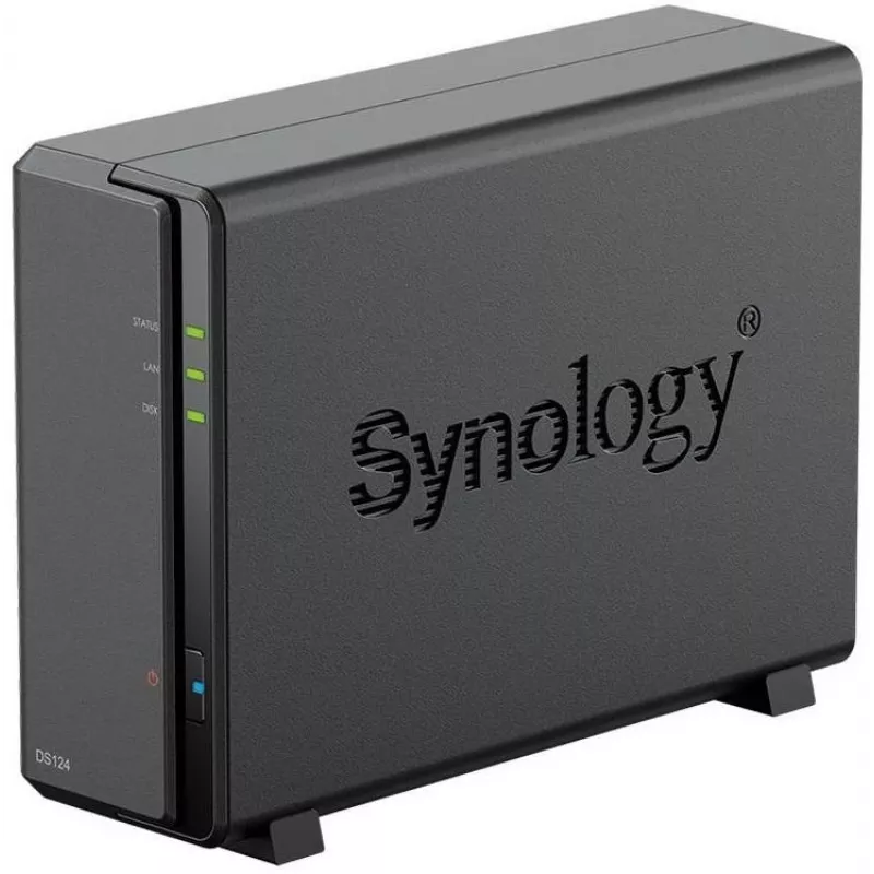 Synology DiskStation DS124 NAS/Storage-Server Desktop Ethernet LAN Schwarz RTD1619B