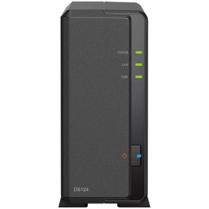 Synology DiskStation DS124 NAS/Storage-Server Desktop Ethernet LAN Schwarz RTD1619B