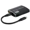 Gembird A-CM-HDMIF2-01 USB-C auf Dual-HDMI-Adapter, 4K 60Hz, schwarz