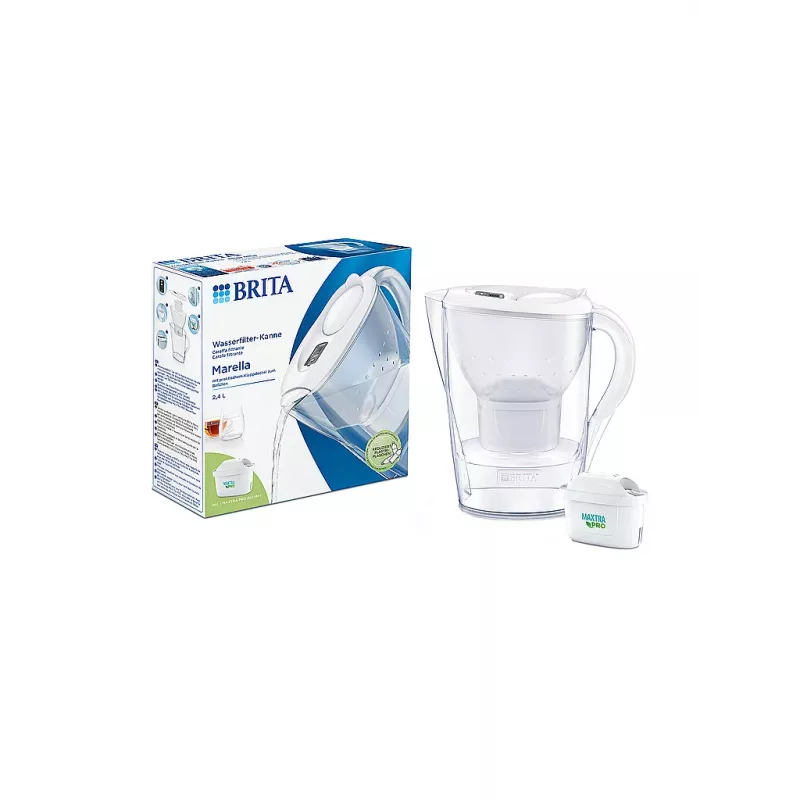 Brita 125219 Marella Wasserspar-Filterset 2,4 L Weiß