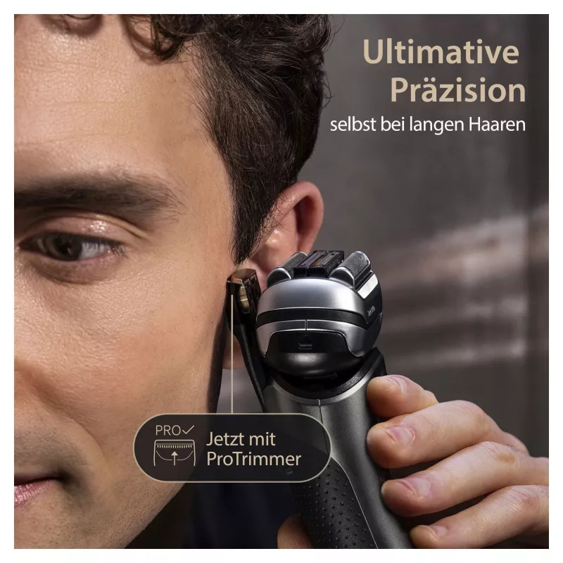 Braun Series 9 Pro+ 9565cc Nass- & Trockenrasierer Folienrasierer Trimmer Metallic