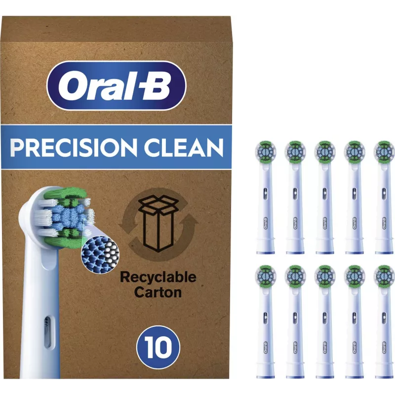 Ersatzbürstenköpfe BRAUN Oral‑B Pro Precision Clean, 10er-Pack
