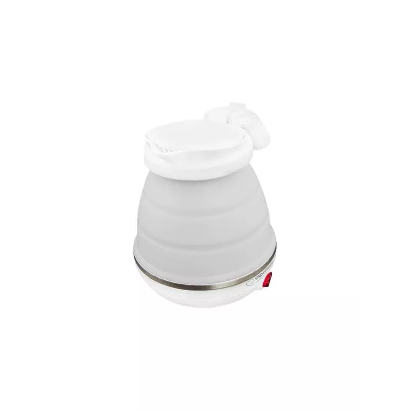 Elektrischer Wasserkocher ESPERANZA EKK023 — 0,5 l, 750 W, weiß, Edelstahl und Kunststoff