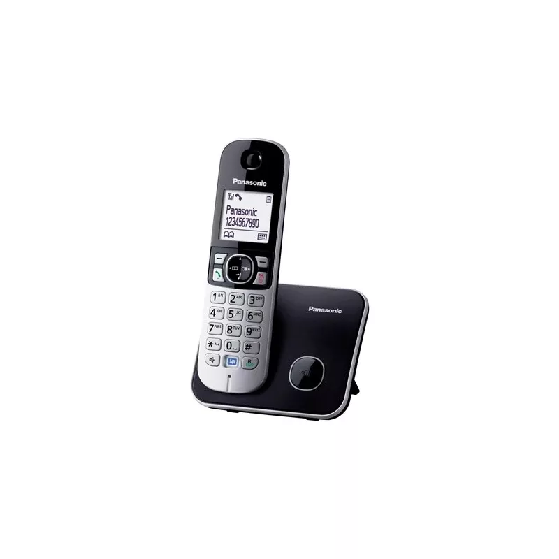 Panasonic KX-TG6811 DECT-Telefon mit Rufnummernanzeige Schwarz