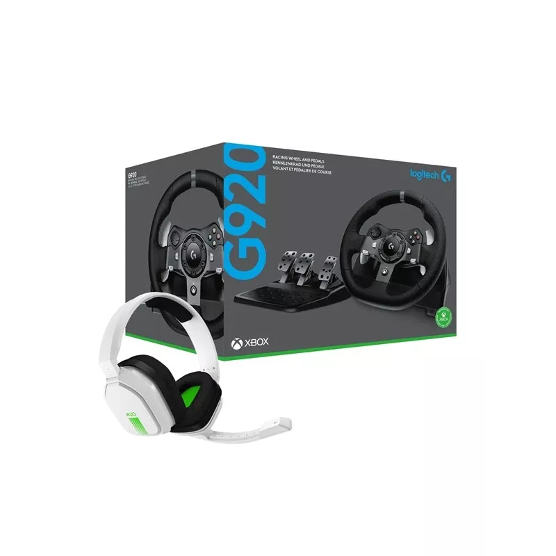 G920 Driving Force Racing Wheel/BDL White EMEA-914 G920 + A10