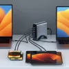 Indoor-Ladegerät Satechi ST-C200GM-EU Universal Grau 6 USB Type-C-Anschlüsse