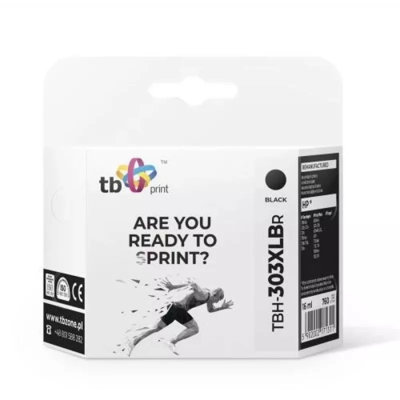 HP Envy Photo 6200 Ink TBH-303XLBR BK wiederaufbereitet