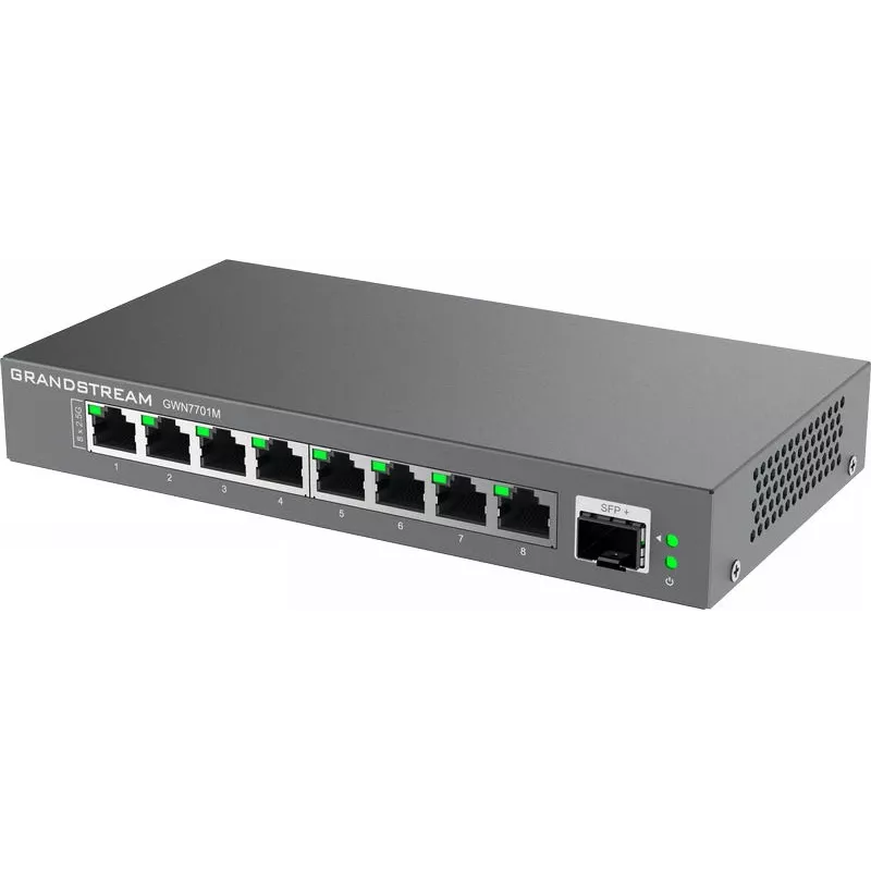 Grandstream Networks GWN7701M Netzwerk-Switch Unmanaged 2.5G Ethernet (100/1000/2500) Schwarz