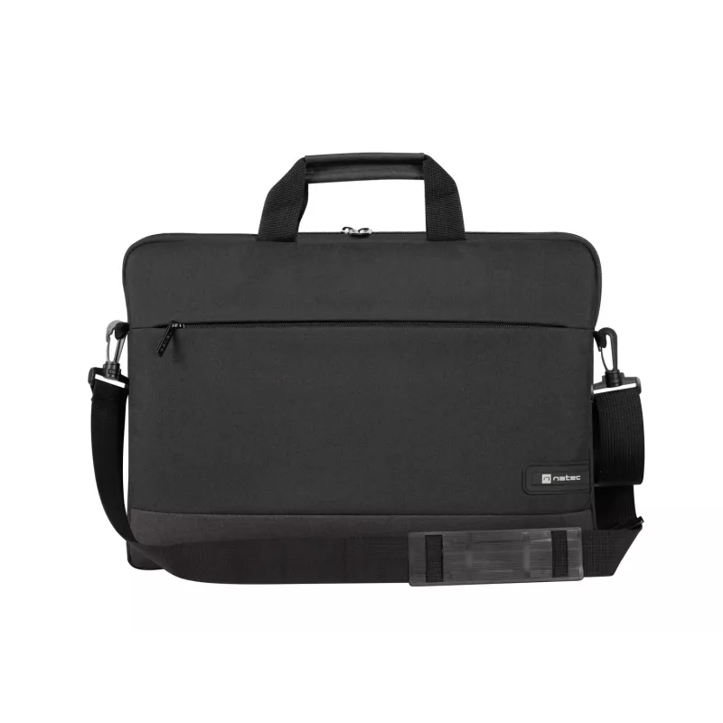 Aktentasche NATEC Goa für 39,6 cm (15,6 Zoll) Laptops, Polyester, 1 Fach, Schultergurt, schwarz