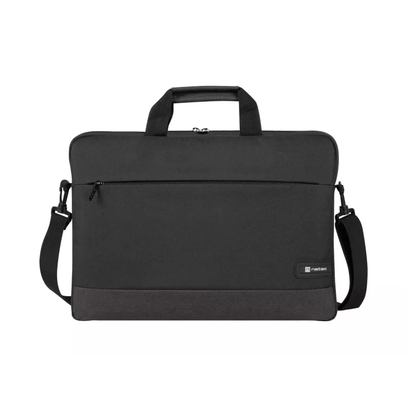 Aktentasche NATEC Goa für 39,6 cm (15,6 Zoll) Laptops, Polyester, 1 Fach, Schultergurt, schwarz