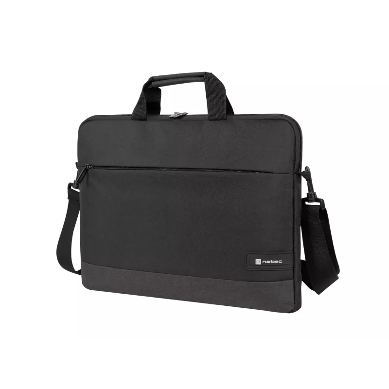Aktentasche NATEC Goa für 39,6 cm (15,6 Zoll) Laptops, Polyester, 1 Fach, Schultergurt, schwarz