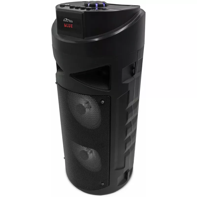 Media-tech Partybox Keg Bt - Kompakter Bluetooth Stereo-Lautsprecher mit FM-Radio, MP3-Player MT3165