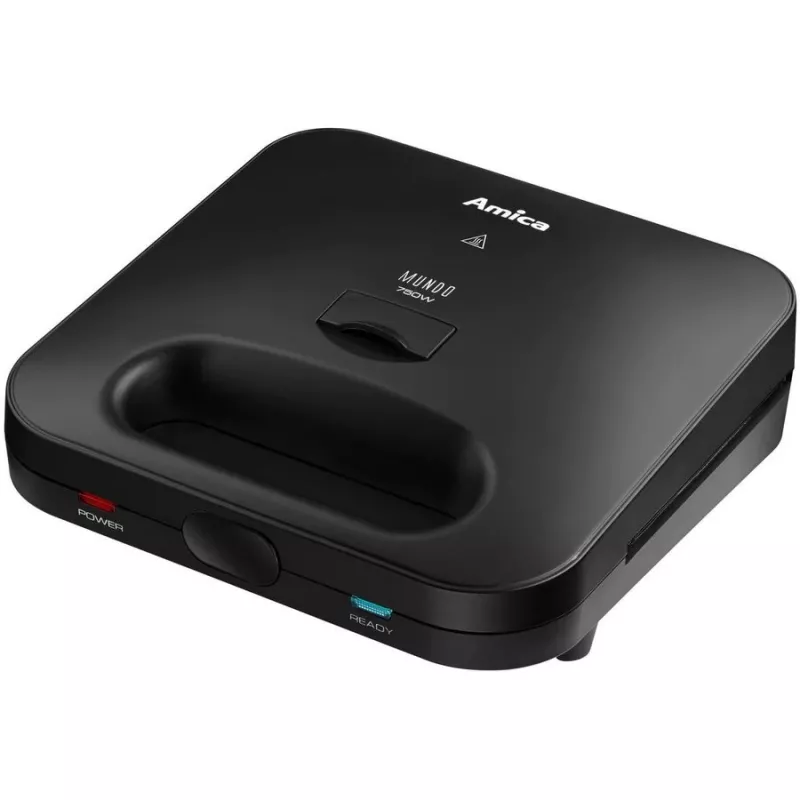 Sandwich-Maker Amica SMK4011, 750 W, 3 Plattentypen, Schwarz