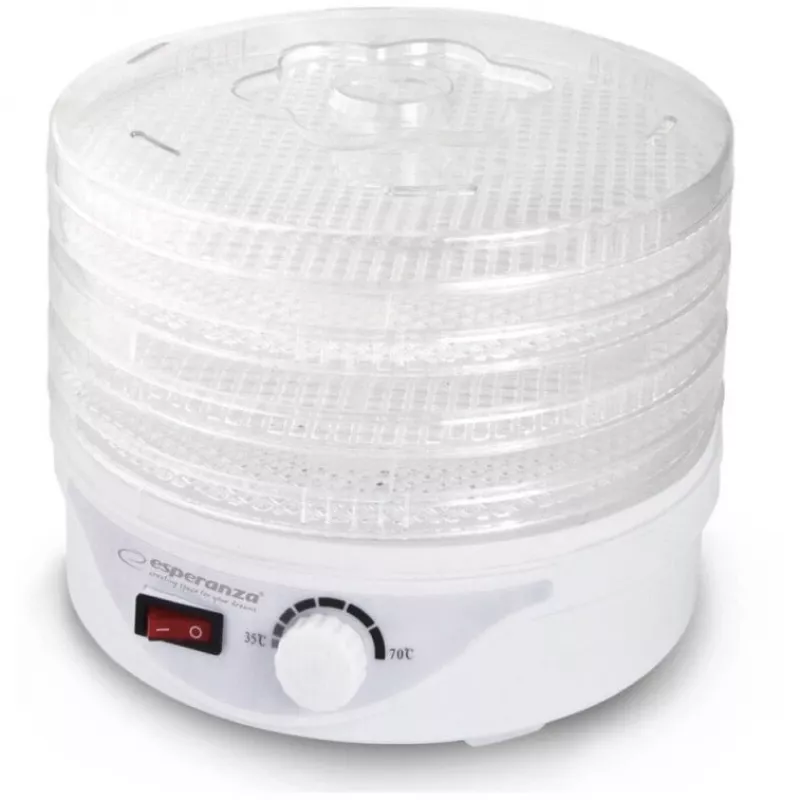 Esperanza EKD003 Dörrautomat Transparent, Weiß 250 W