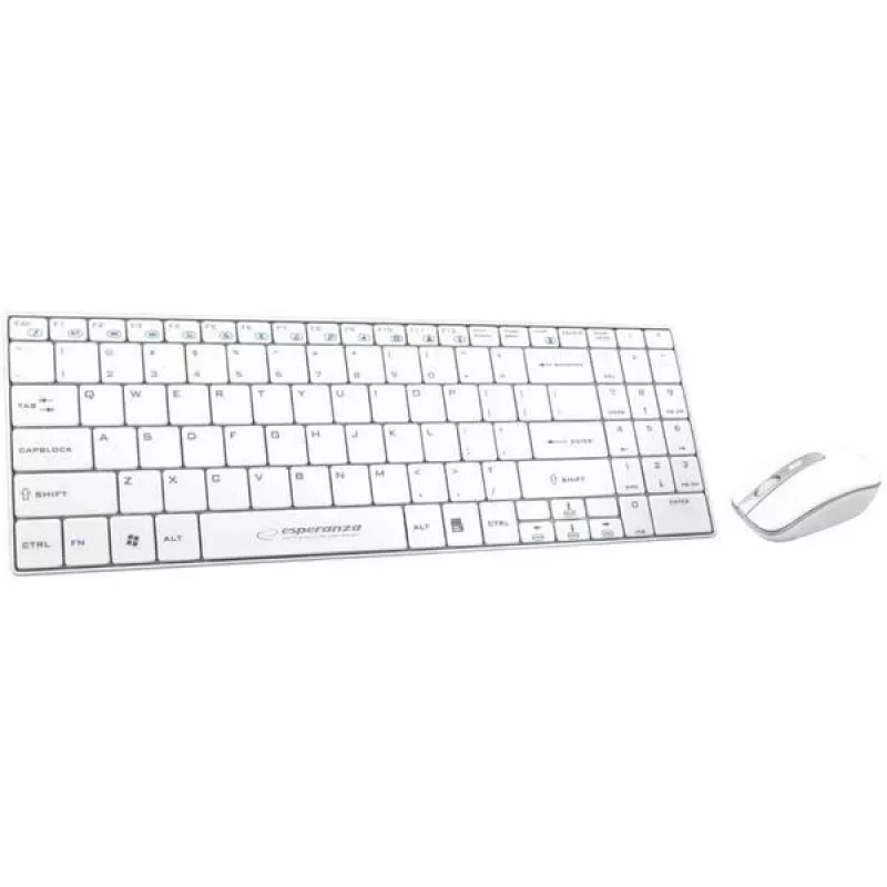 Kit Tastatur und Maus Esperanza Liberty EK122W, Weiß