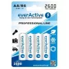 Wiederaufladbare Batterien R6 AA 2600mAh EverActive Professional Packungsinhalt 1x Blister