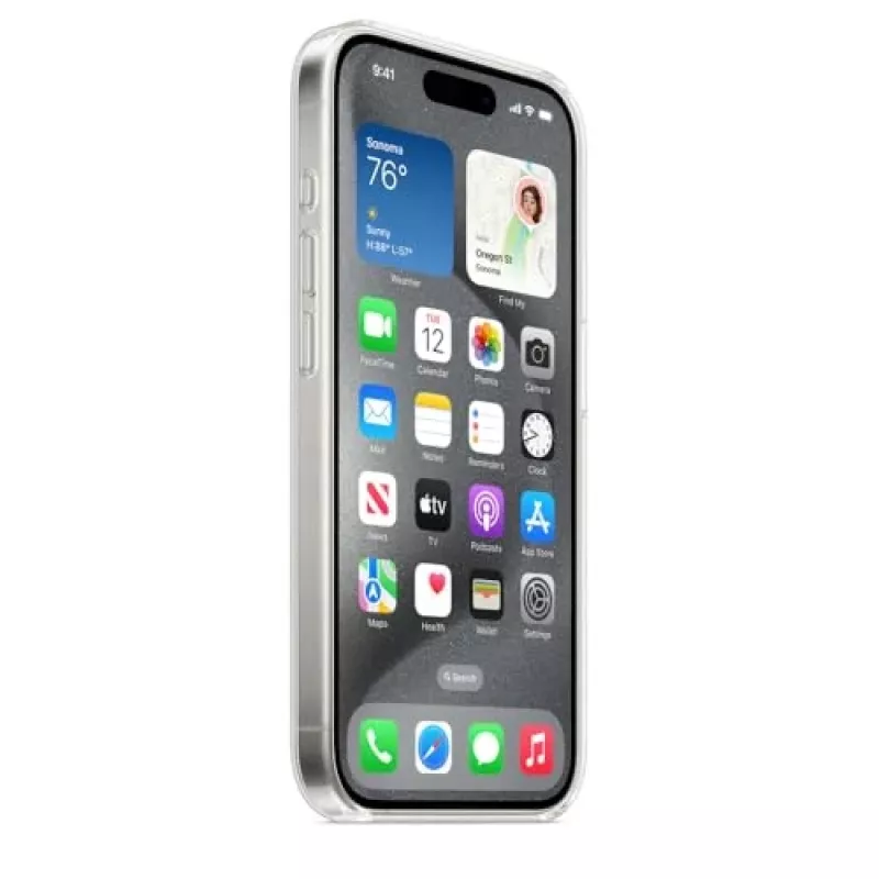 Apple iPhone 15 Pro Hülle mit MagSafe – Transparent