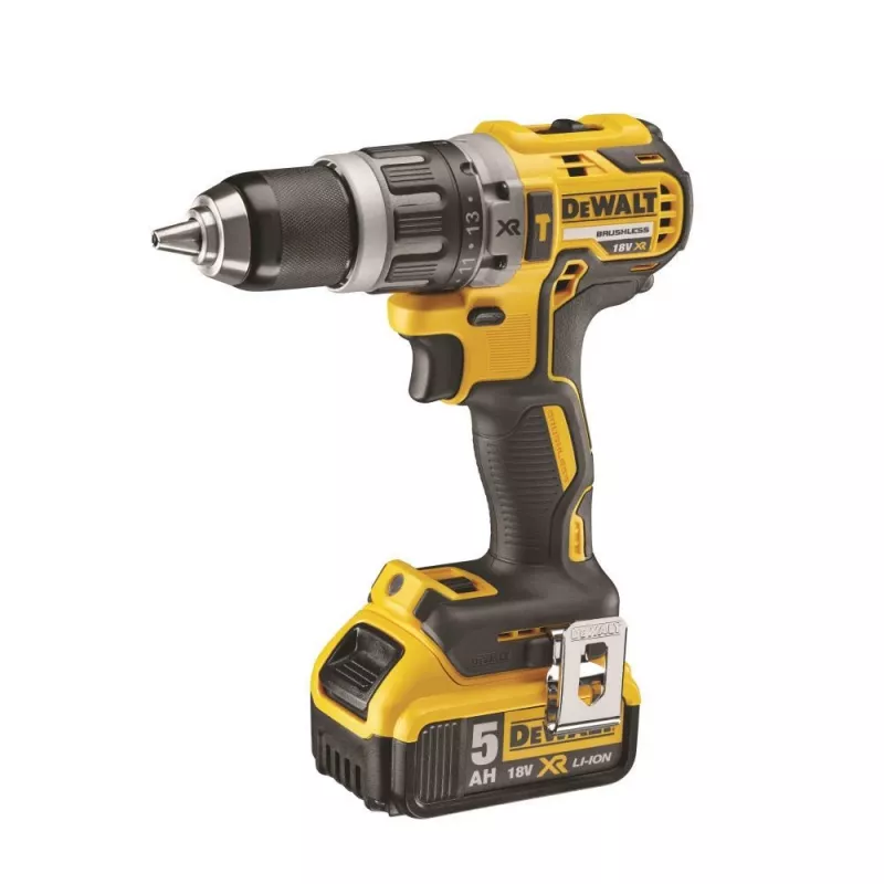 Akku-Bohrschrauber DeWALT DCD796P2 18V Li-Ion 5Ah Schnellspannbohrfutter 13 mm, 2 Gänge, 1,8 kg