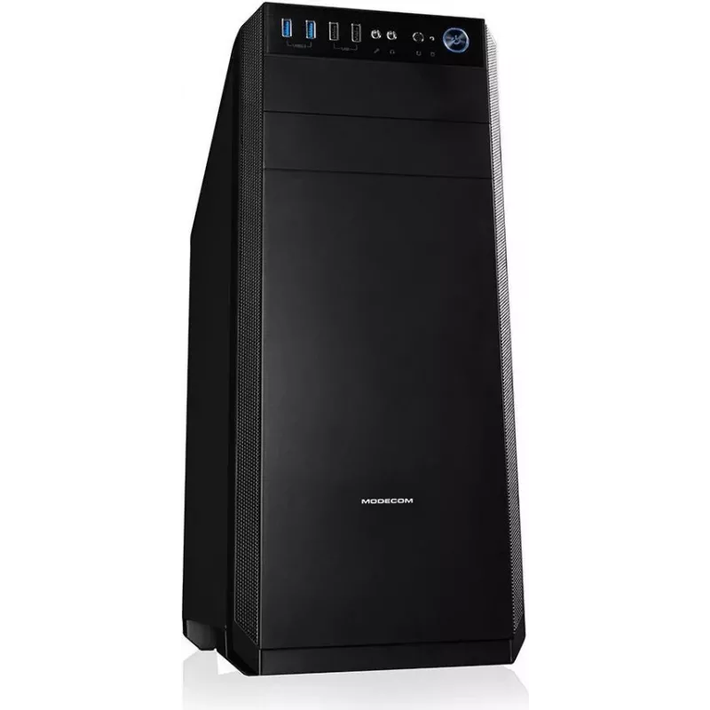Computergehäuse Modecom Oberon Pro Midi-Tower Schwarz