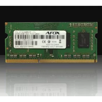 AFOX AFSD38BK1P - 8 GB - 1 x 8 GB - DDR3 - 1600 MHz - 204-pin SO-DIMM