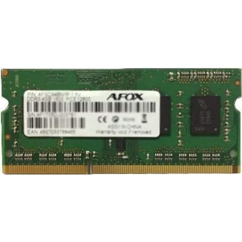SO-DIMM DDR3 Laptop-Speicher AFOX 8 GB 1333 MHz 1,35 V Single Channel 1x8 GB