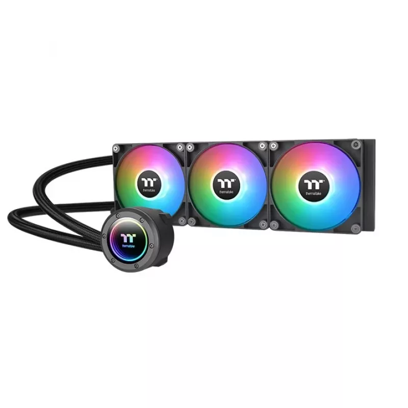 Thermaltake TH420 V2 ARGB Prozessor All-in-One-Flüssigkeitskühler 14 cm Schwarz 1 Stk.