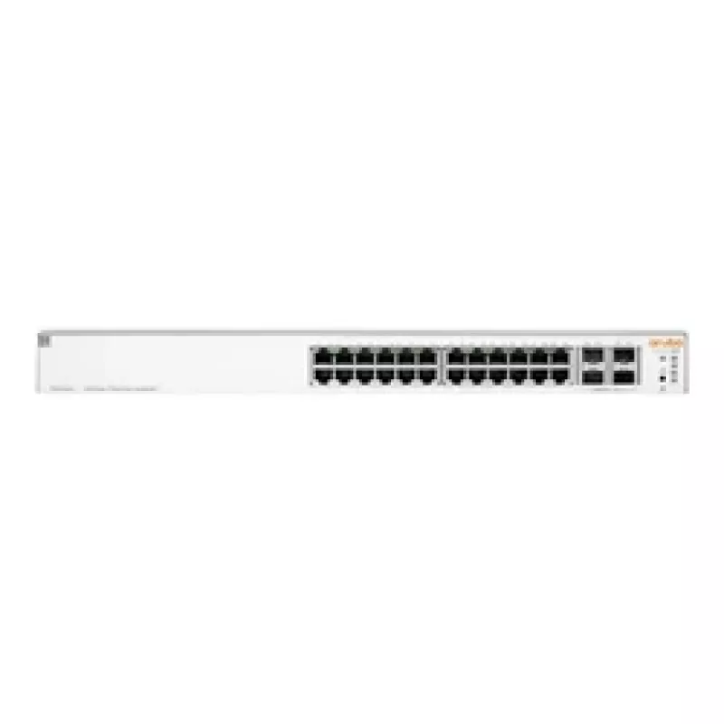 HPE Aruba Networking Instant On 1930 24G Class4 PoE 4SFP/SFP+ 370W Managed L2+ Gigabit Ethernet (10/100/1000) Power over Ethernet (PoE) 1U Weiß