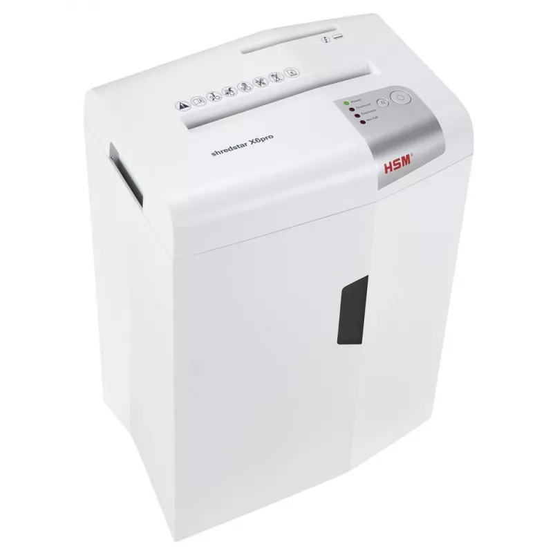 HSM shredstar X6pro Aktenvernichter, 2 x 15 mm + separater CD-Schneidemechanismus