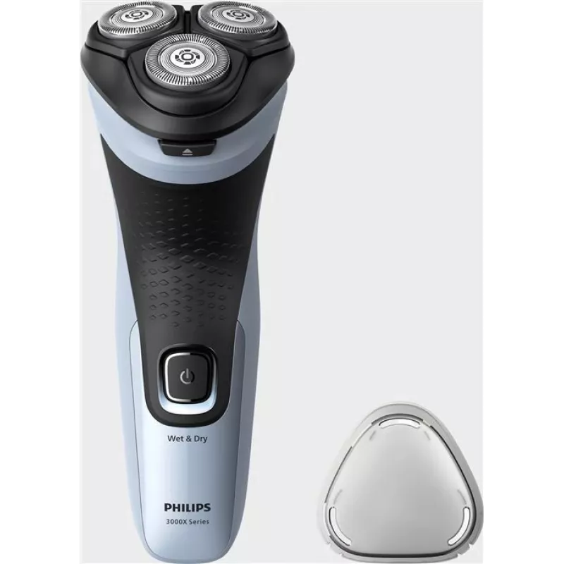Elektrischer Rotationsrasierer Philips 3000X Series X3003/00 — 3-fach, nass & trocken, NiMH-Akku, 40 Min. Laufzeit